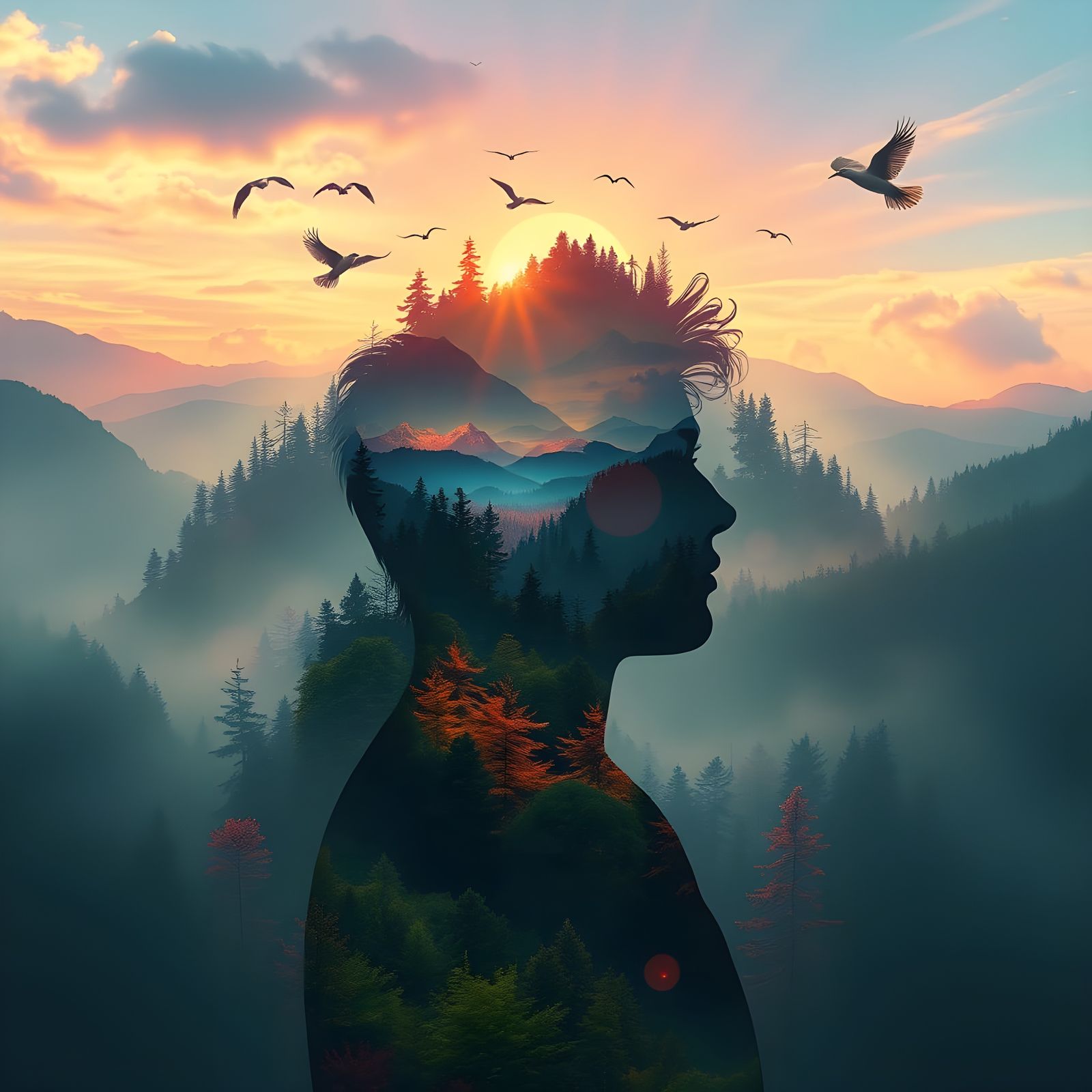 Ethereal Dreamer Filled with Whispers of Nature