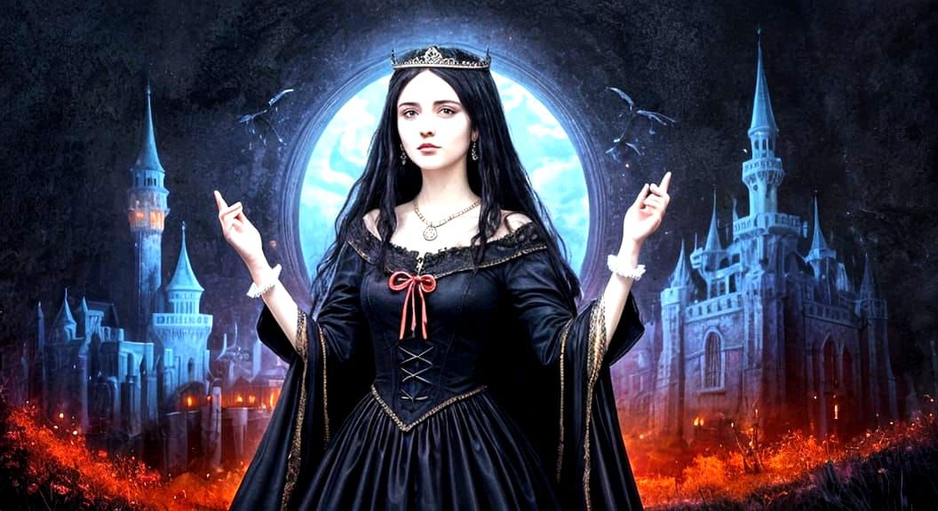 Gothic Vampire in Ancient Kingdom