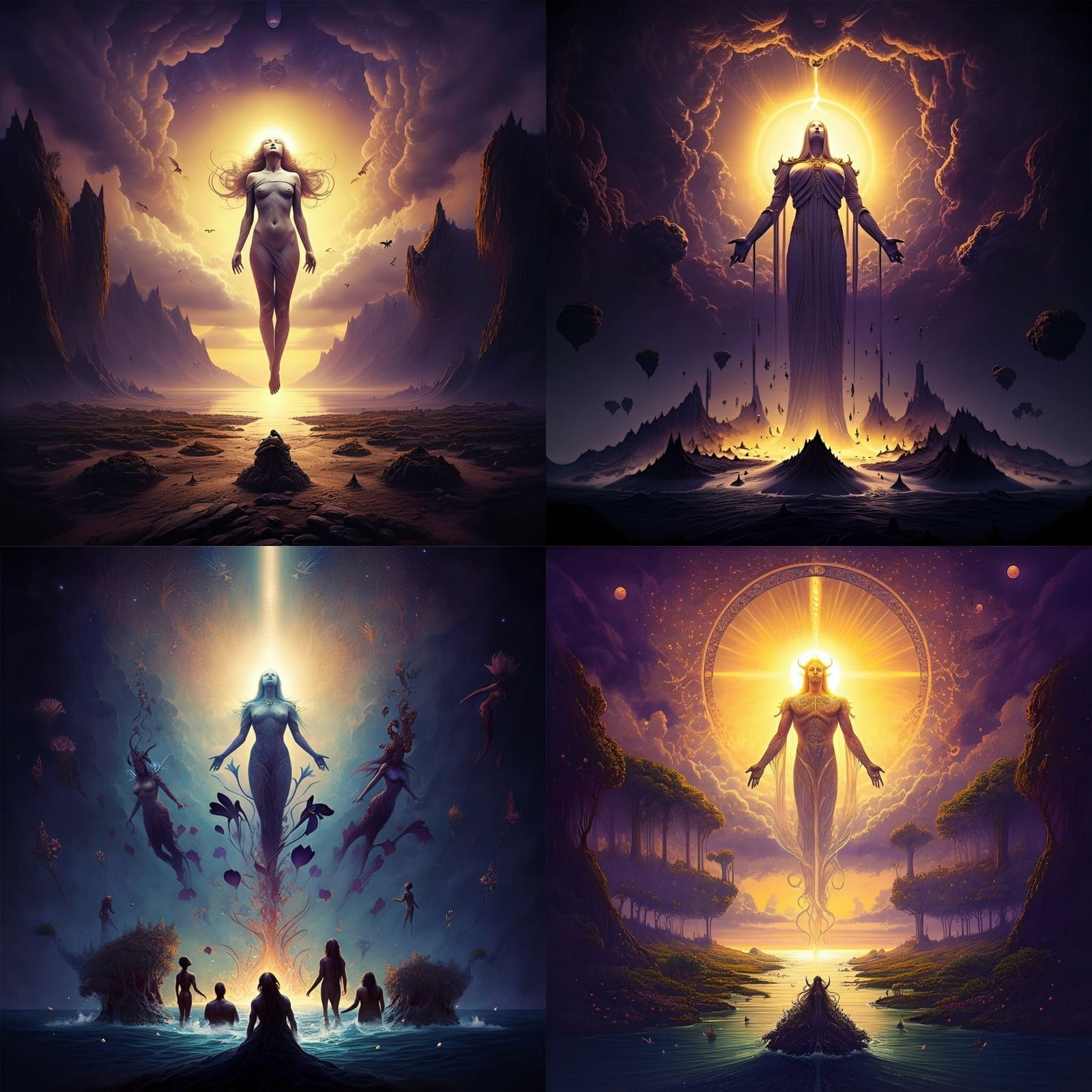 Genesis of a Barren World: A Creation Scene