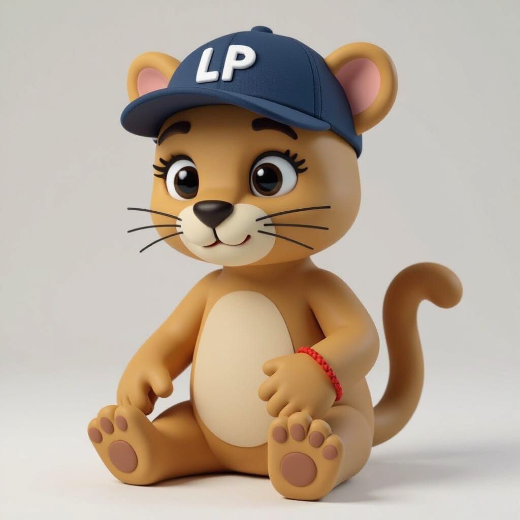 Pocoyo Style Baby Puma Character Design