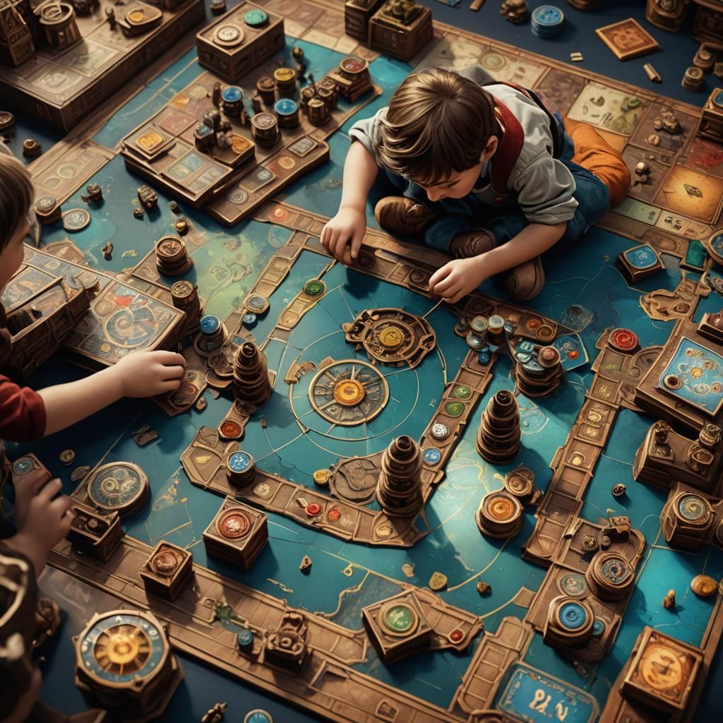 Children's Board Game: Fantastical Concept Art