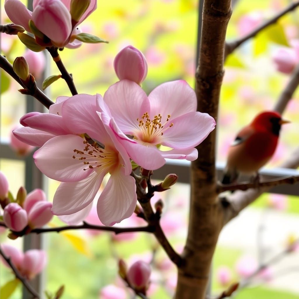 Dogwood Blooms in Springtime