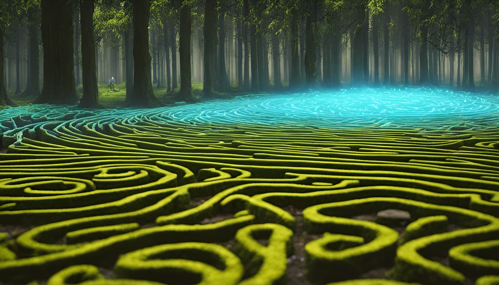 Mystical Labyrinth at Enchanted Forest Music Festival