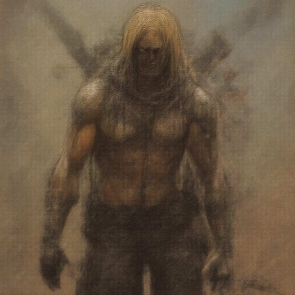 Halloween Mad Max Warrior in Anime Style