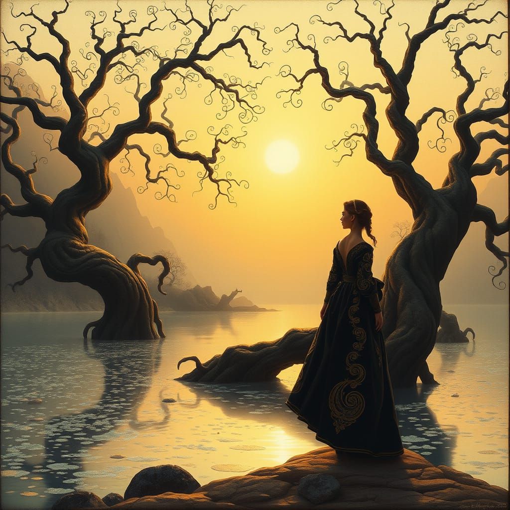 Cosmic Mannerist Suspense, Sunrise, Stillness, Silence, Serenity, Solitude, Stunning, Sublime