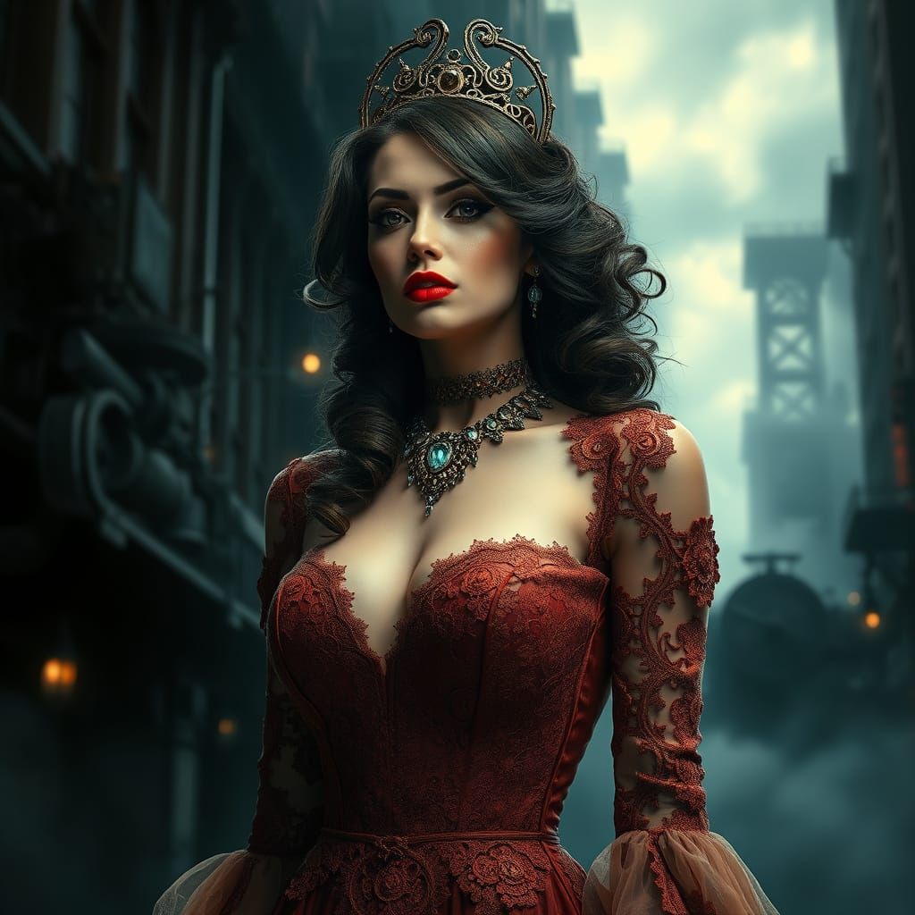 Gothic Princess in Industrial Era Metropolis