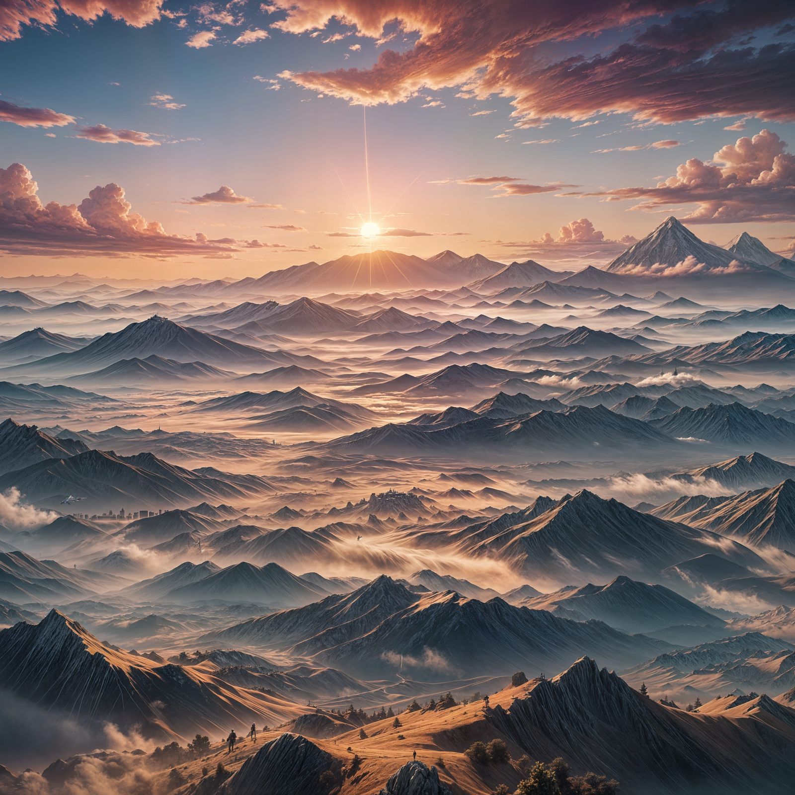 Breathtaking Anime Horizon in 3D Art Style