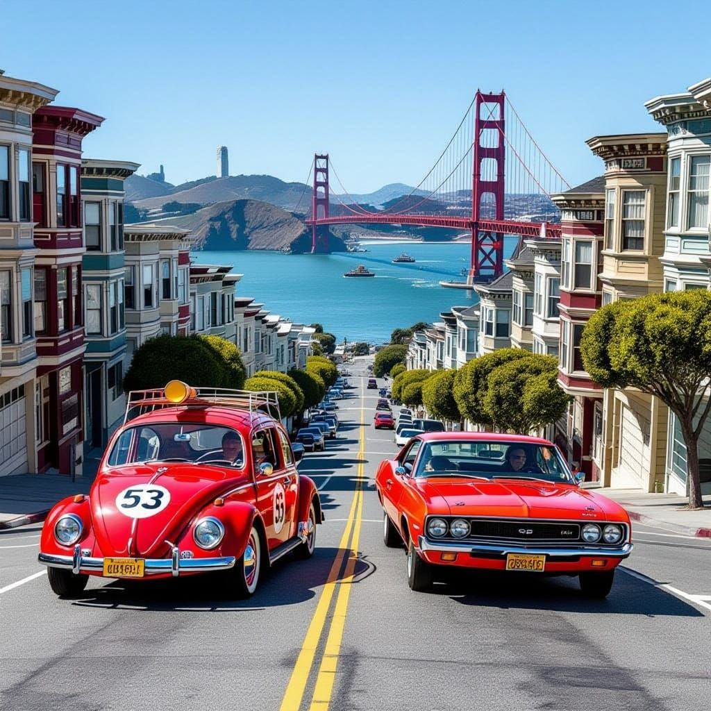 Herbie Meets the General Lee in San Francisco