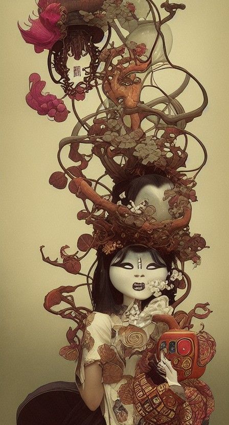 Chochin Obake: Hyperdetailed Yokai Still Life