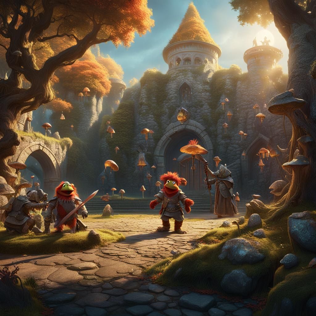 Muppets in a Mystical Fantasy Arena