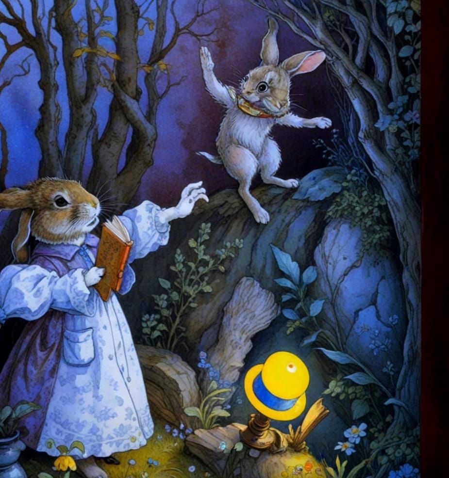 Storybook illustration.