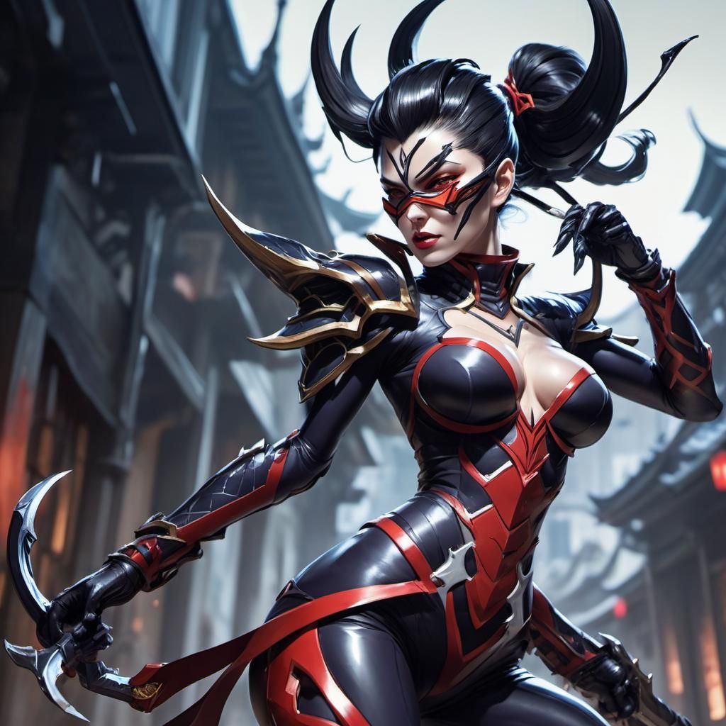 Legendary Vayne from League of Legends in Digital Painting