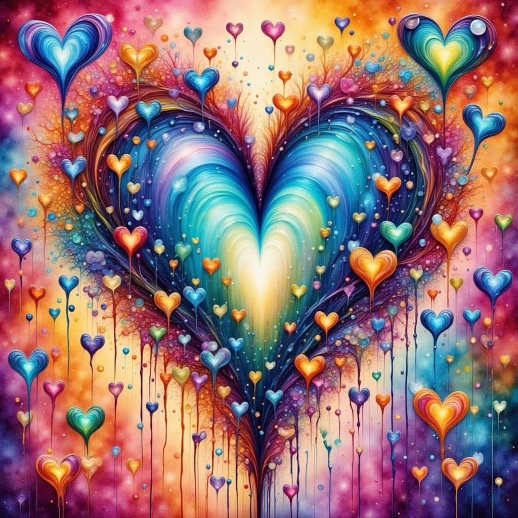 Whimsical Butterflies Dance in a Rainbow Haze