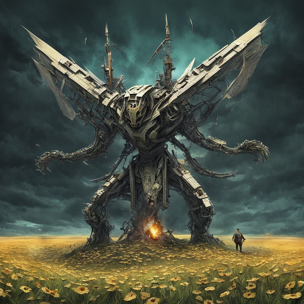 Alien Spaceship Lands on Earth