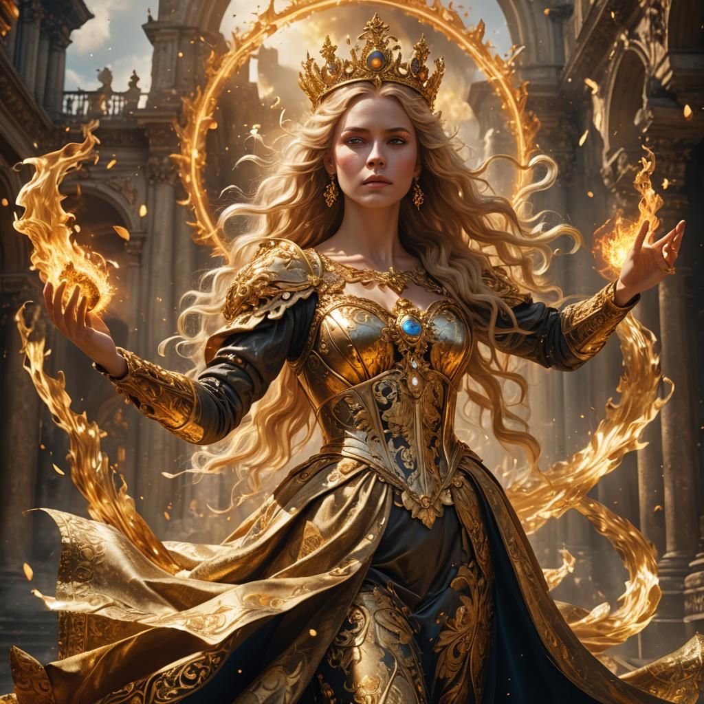 Goddess of the Sun in Baroque Splendor