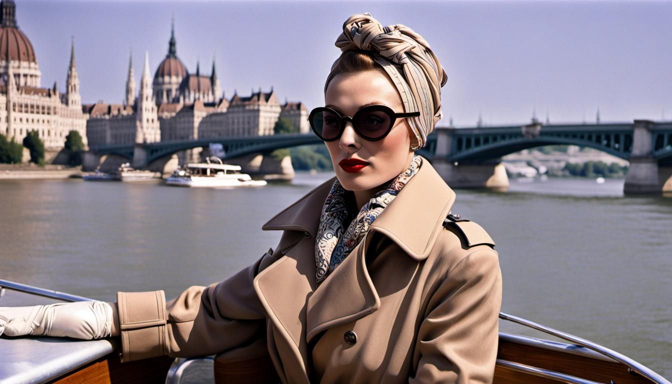 1950s Undercover Agent on Danube River, Harris Style