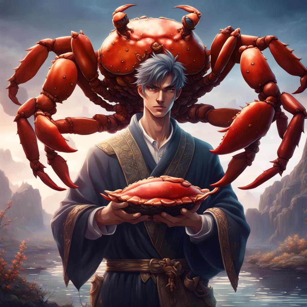 Handsome Cancer Man - Zodiac Collection