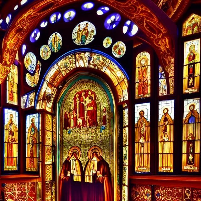 St. Theodosius Cathedral Interior: Detailed Photography