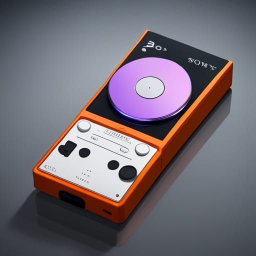 Wood Grain Sony Walkman Concept Art
