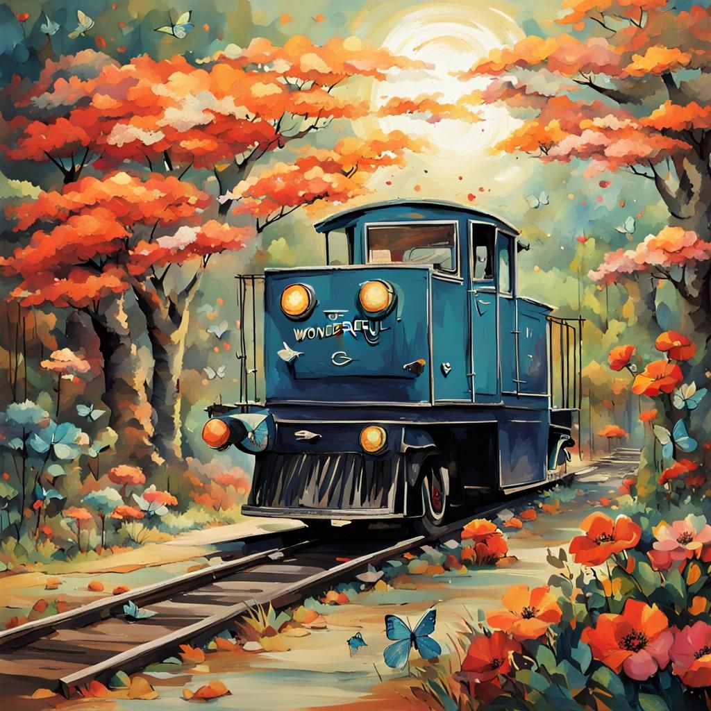 Abstract AI Interpretation of a Fleeting Moment