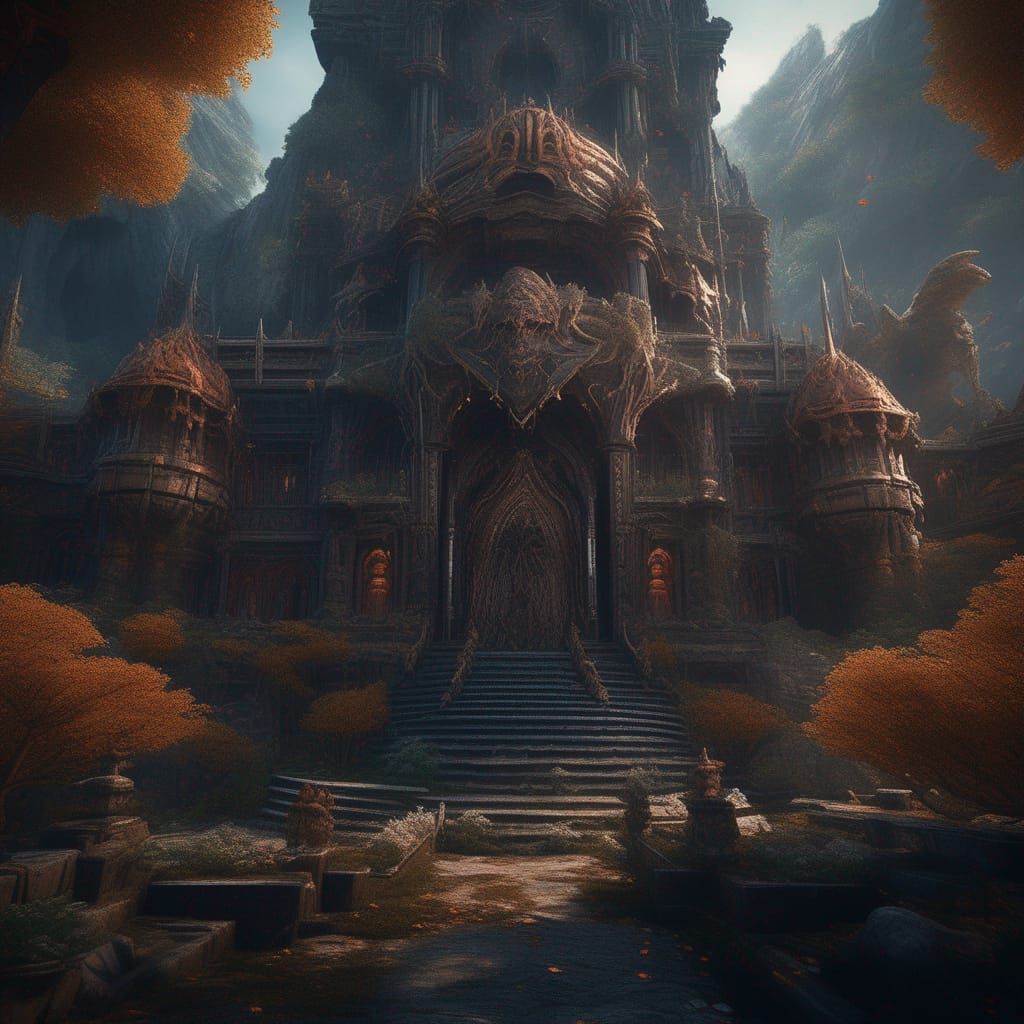 Astaroth: Detailed Matte Painting in Unreal Engine