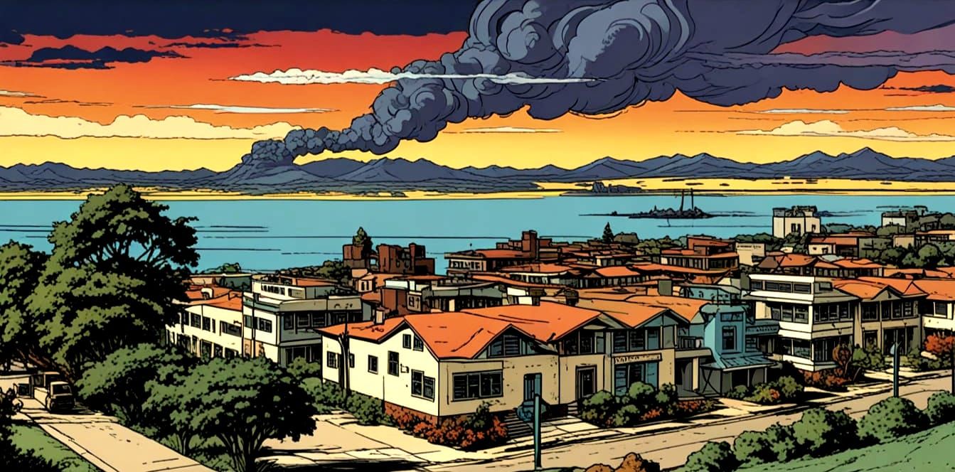 Ashcan School Art Featuring 'VISTA COMIX'