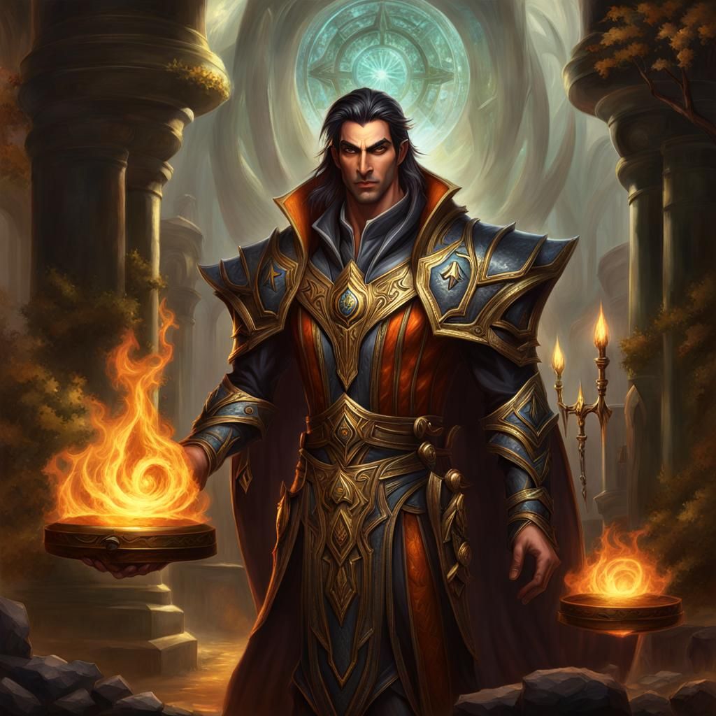 Eladrin Warlock Pact of the Chain Character