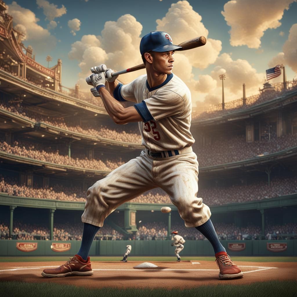 Baseball, Norman Rockwell style