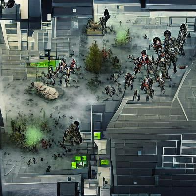 Military Last Stand Against Zombie Horde