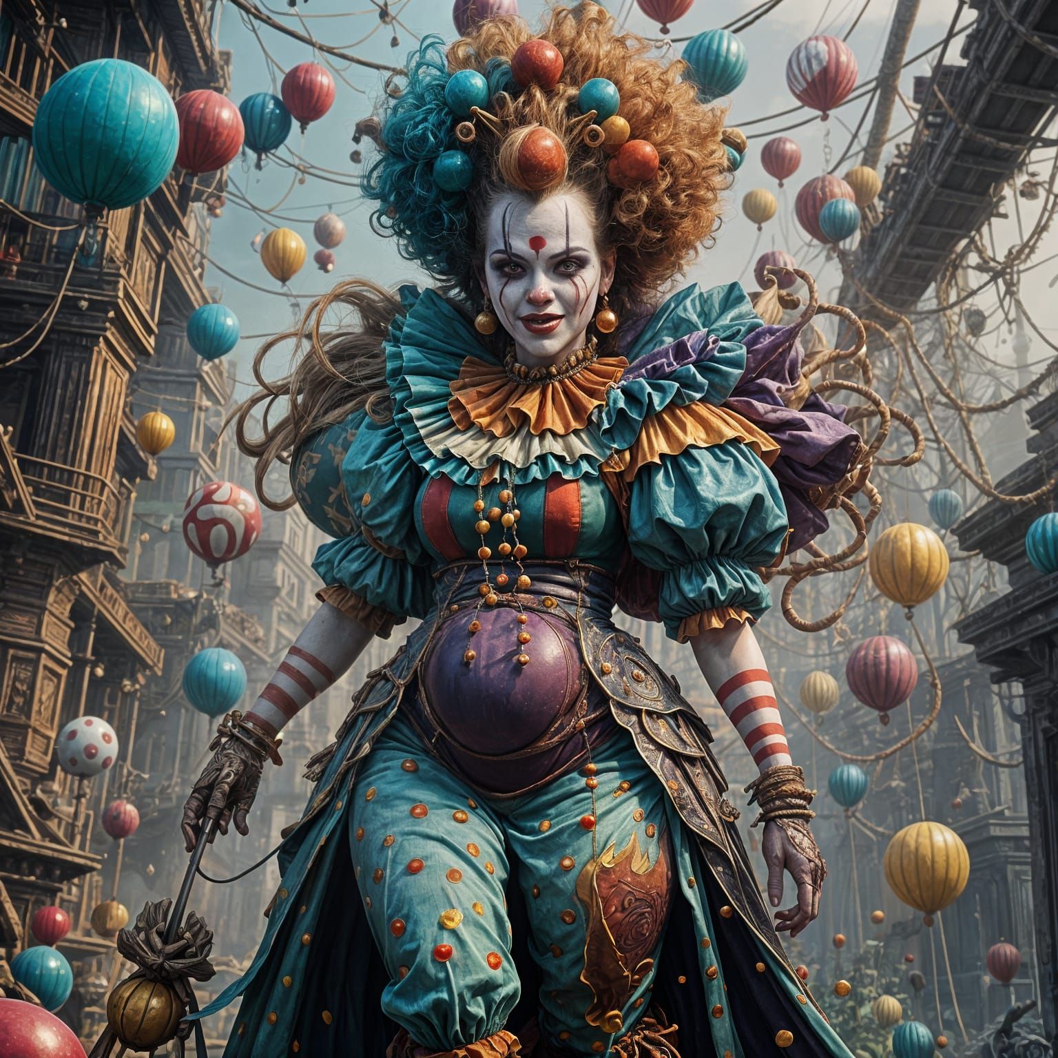 Wife of Bonbon the clown