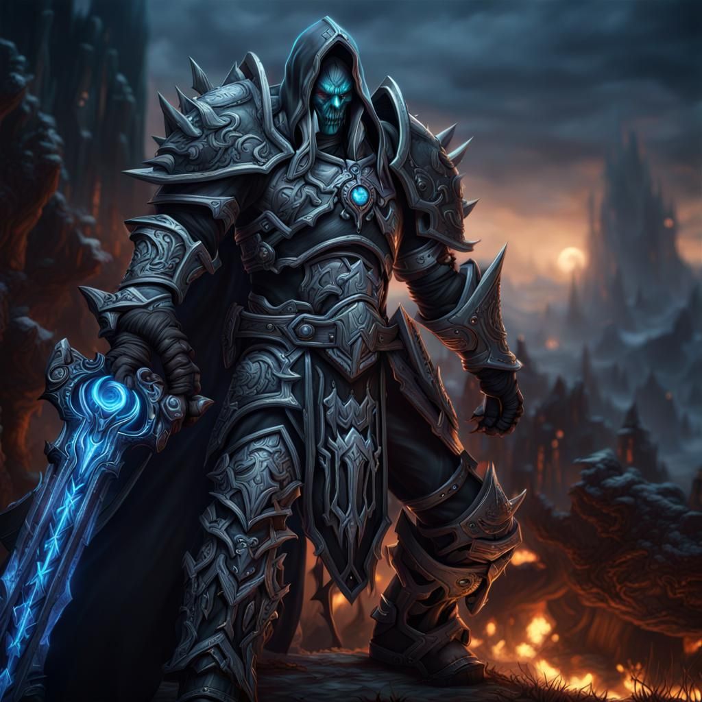 Hyperrealistic Death Knight in High Definition