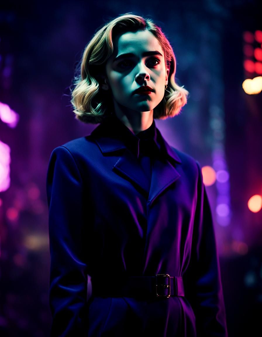 Kiernan Shipka as The Riddler in Gotham City