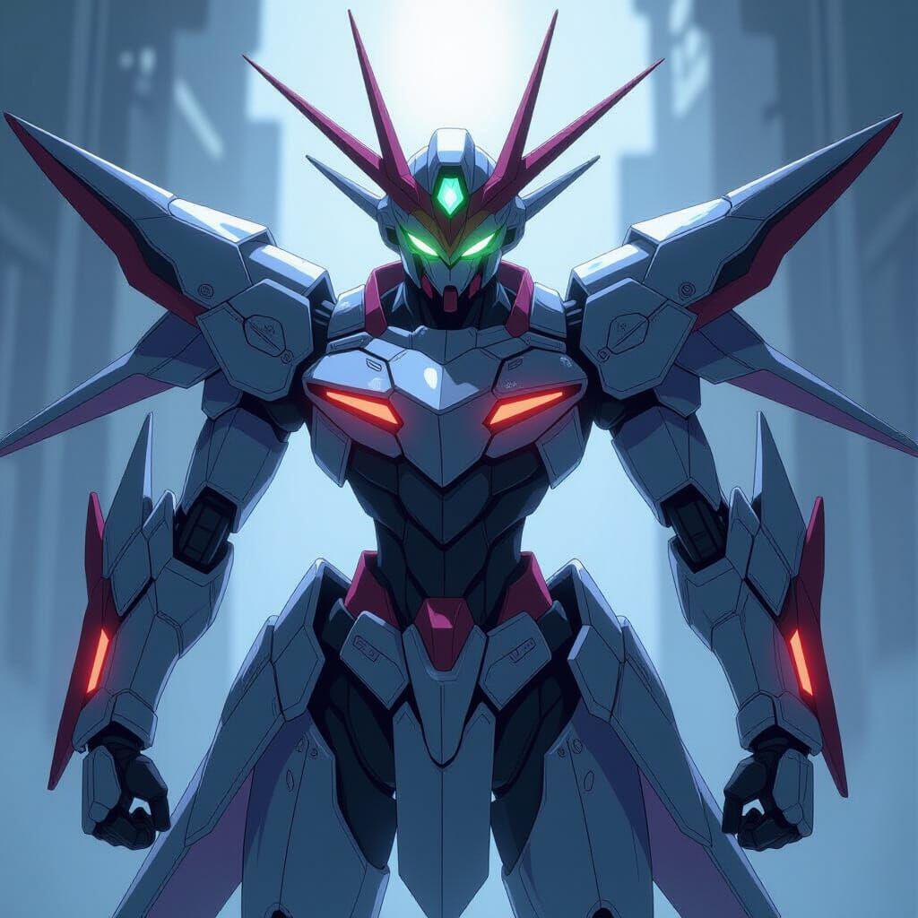 Barbatos Anime Wallpaper in Studio Trigger Style