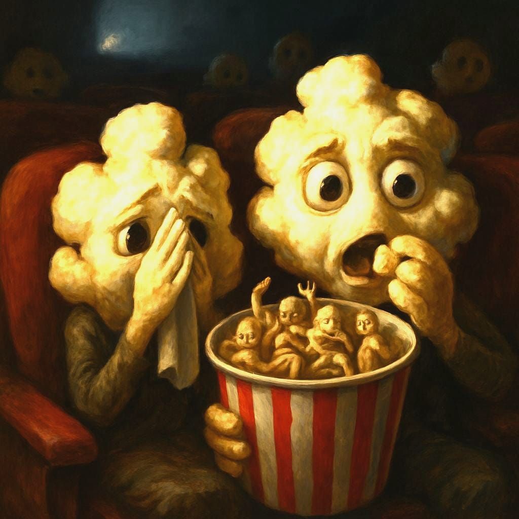 Popcorn Kernel Date Night at the Cinema