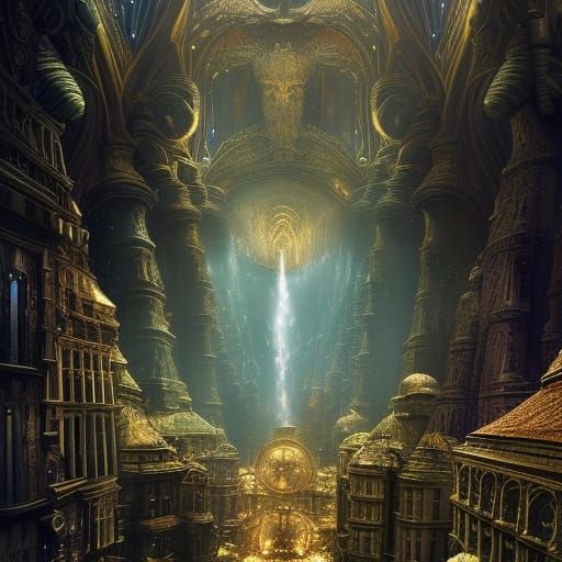 Epic Discworld Digital Matte Painting