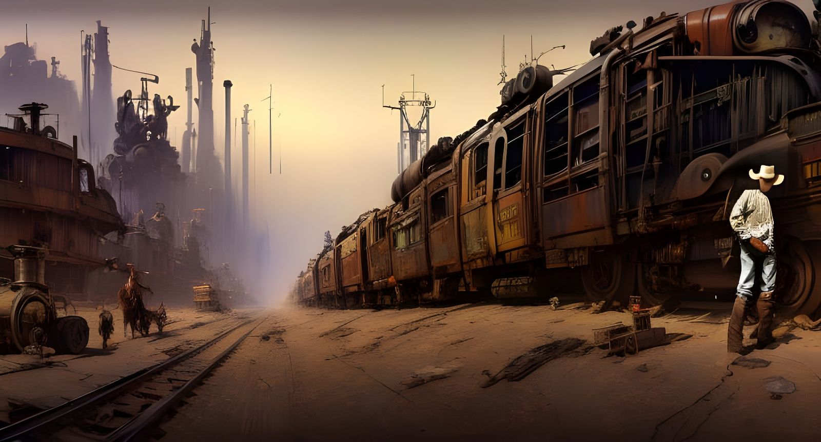 Sci-Fi Wildwest #2 : Train Station