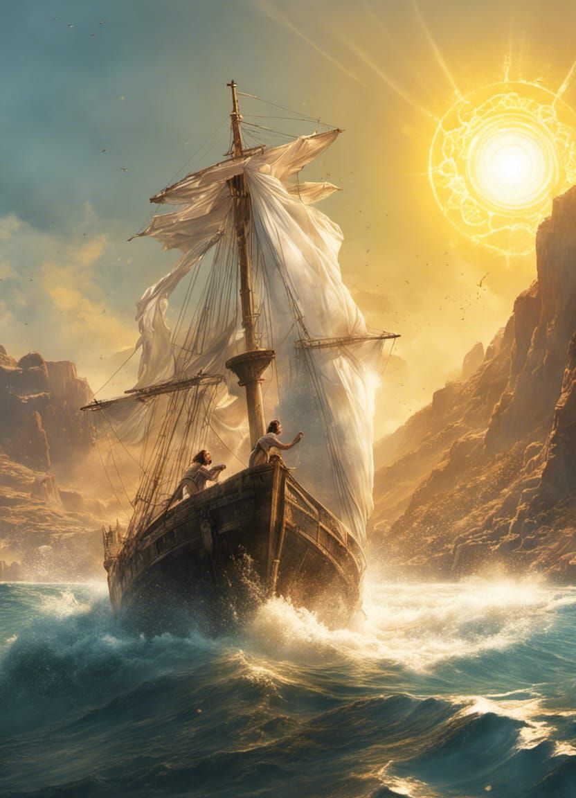 Peace in Christ: Hyperrealistic Splash Art