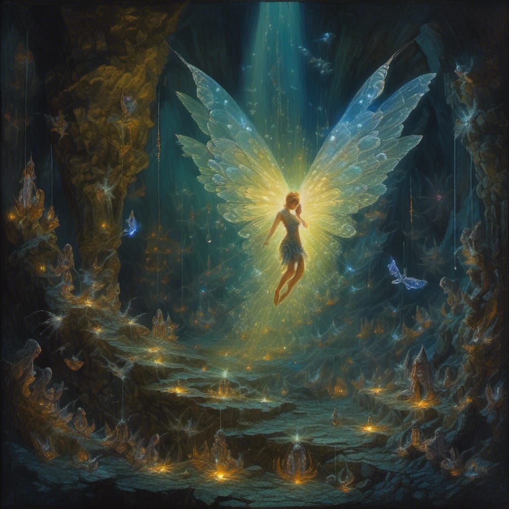 Luminescent Fairies Descend into Subterranean Realm