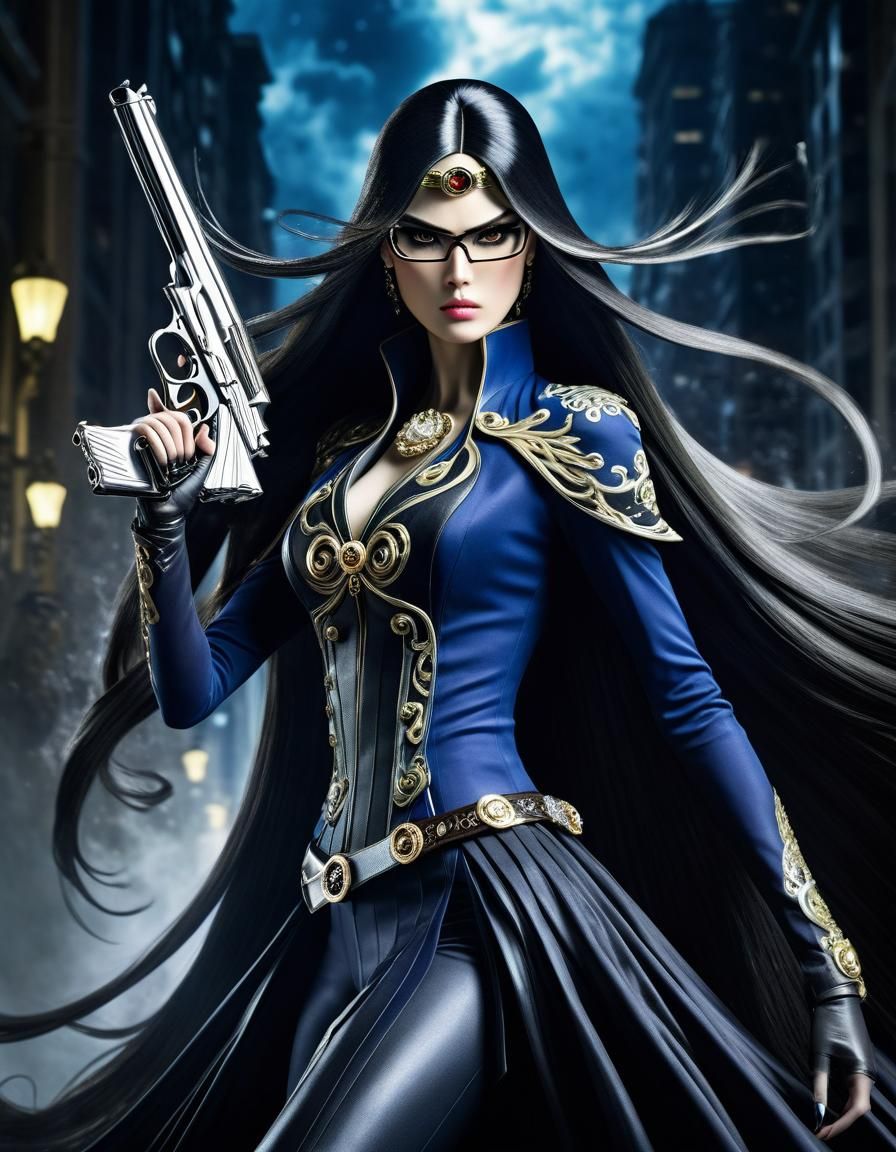 Bayonetta: Beauty and Power in High-Quality Portrait
