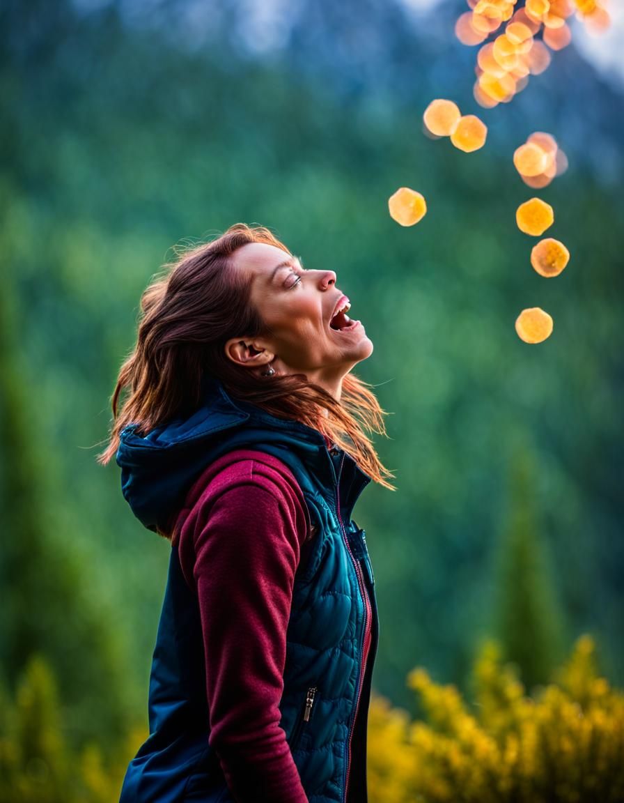 Desperate woman crying