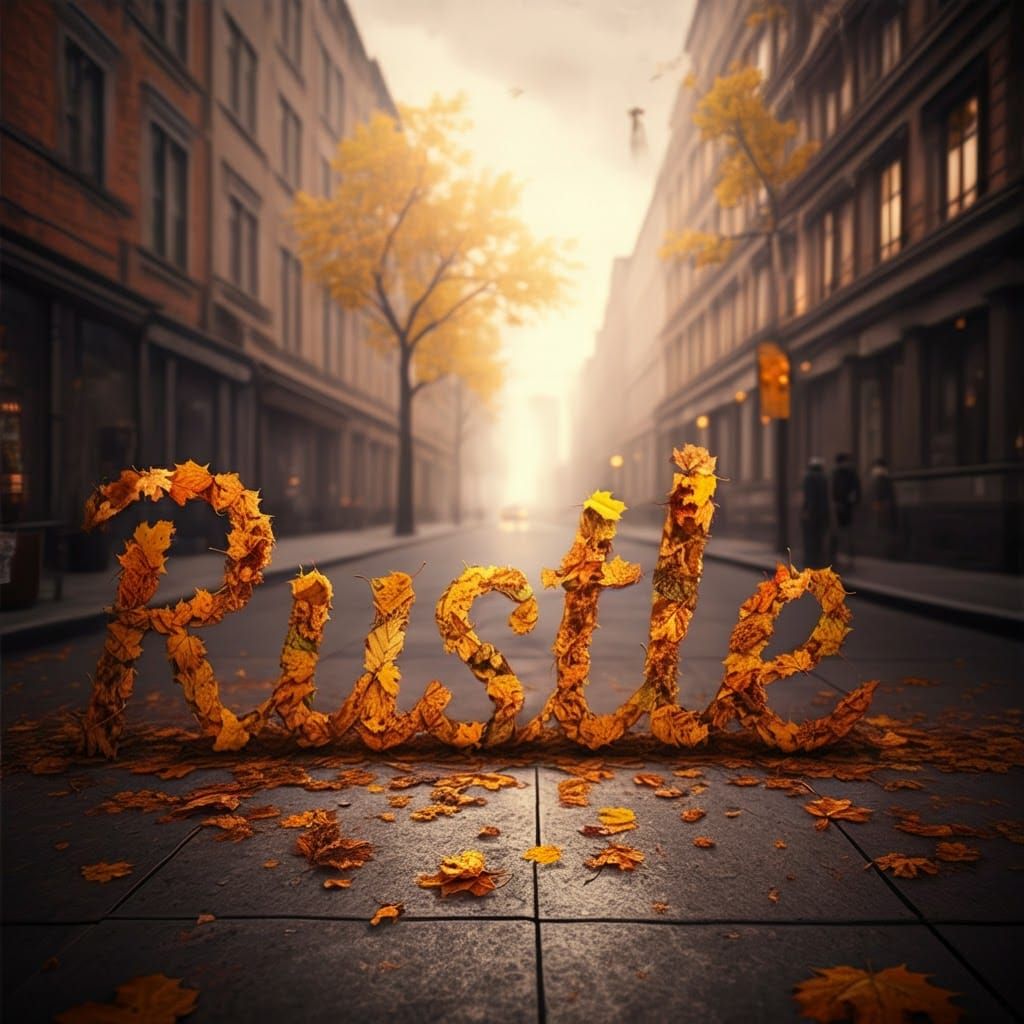 Autumn Leaves Spell Rustle: A Digital Masterpiece