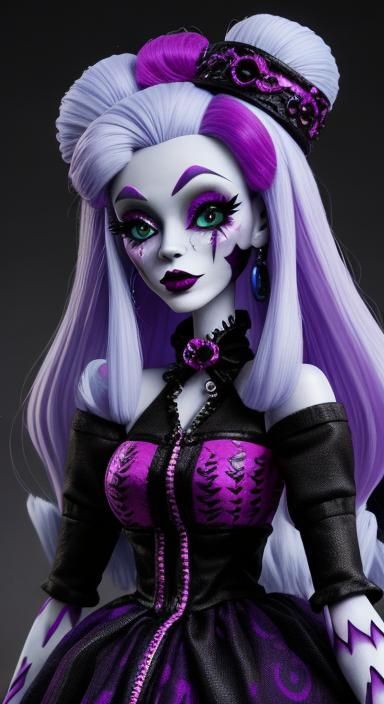 Fictional Monster High Doll Illustration