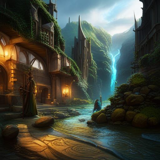Sword of Truth: Detailed Matte Painting in 8K