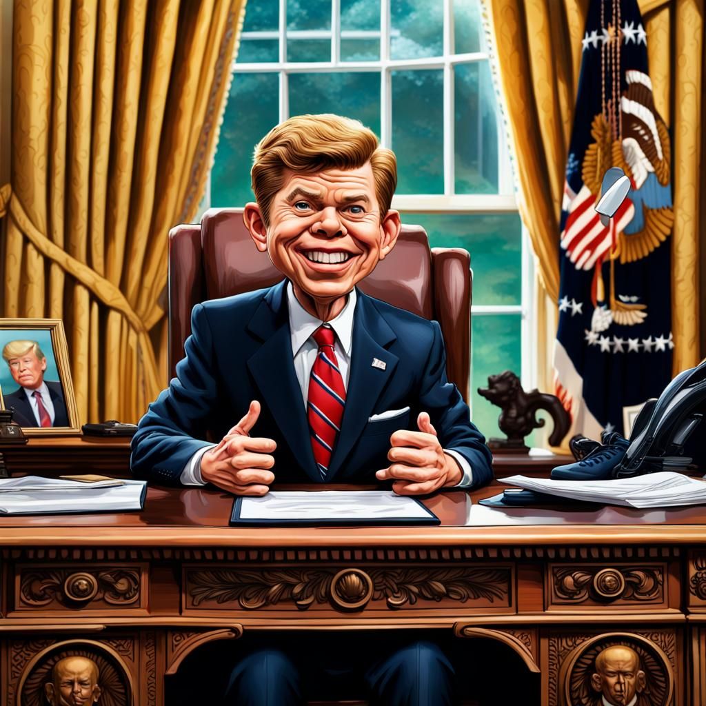 Alfred E. Neuman: Presidential Portrait in Hyperrealism