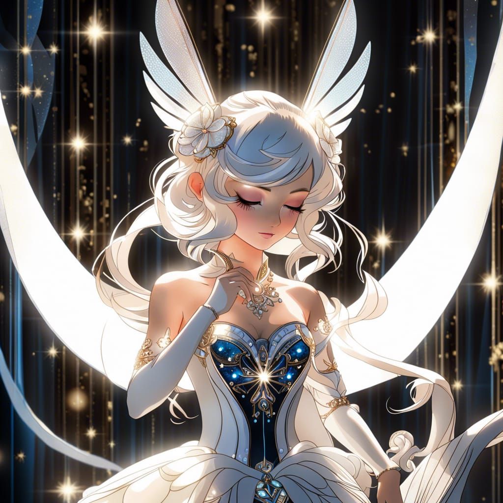 Anime Princess Portrait in Photorealistic Style