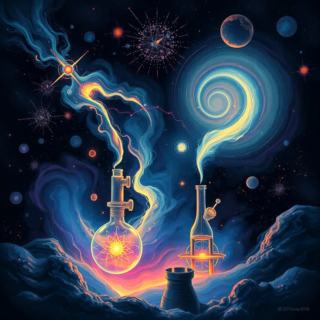 Abstract AI Art Generation Experiment