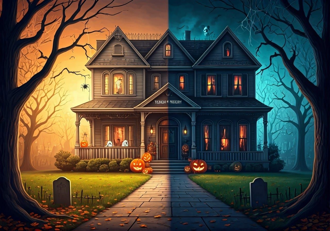 Halloween House: Cute Meets Scary