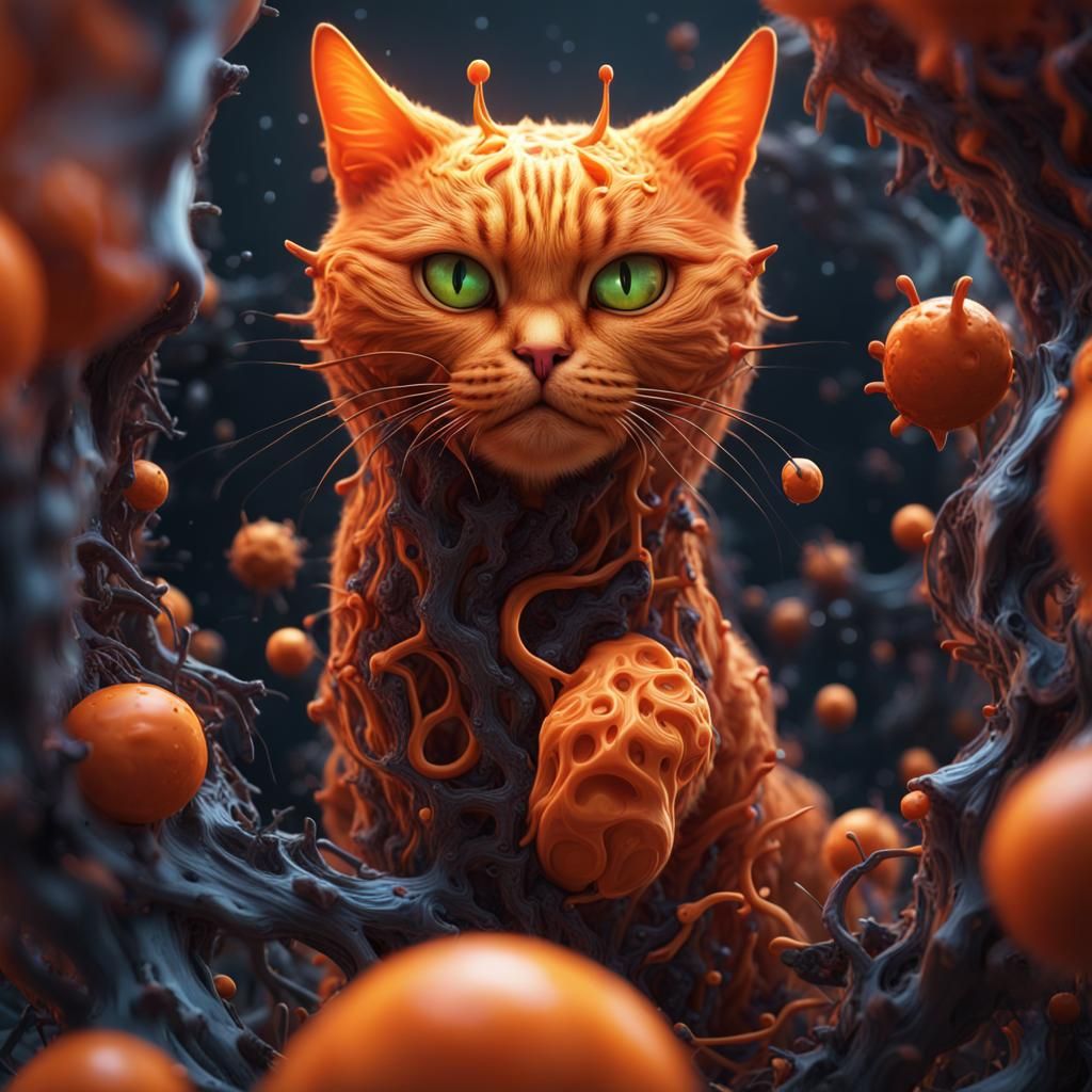 Orange Cat as a Single-Cell Organism