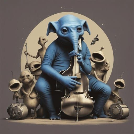 Simple Black Image Generated by AI