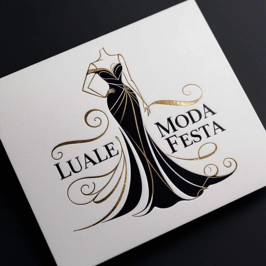 Luale Moda Festa: Elegant Evening Gown Logo